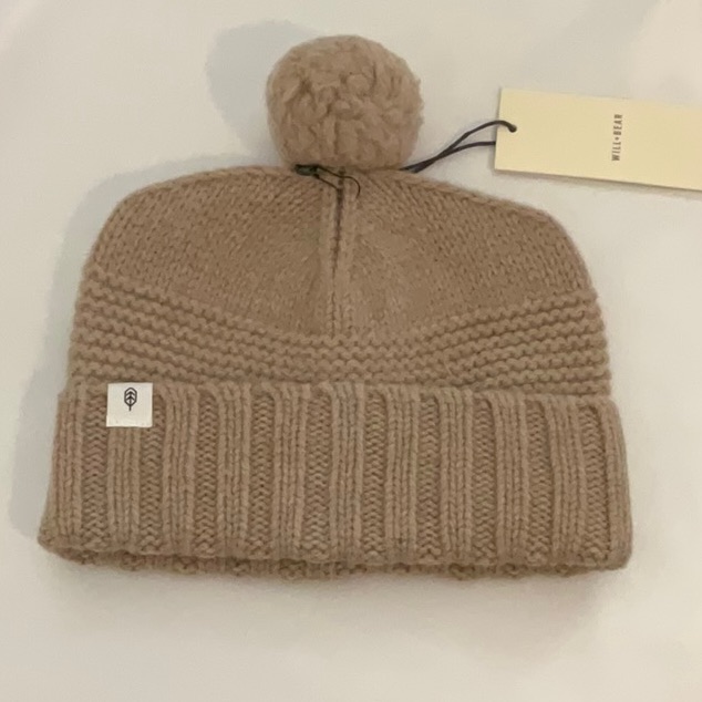 Beanie Handmade Of Australian Wool. 100% Wool. Tasman Fawn
